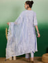 Light Purple Cotton Pant Suit Acy7973 Closure View